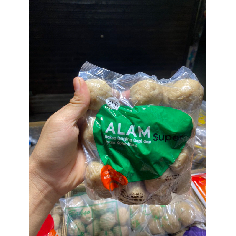 

Baso Alam CLB Super premium isi 25 bakso sedang