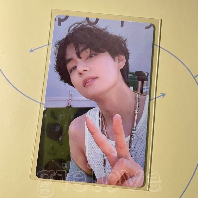 Taehyung BTS Memories of 2021 DVD Photocard
