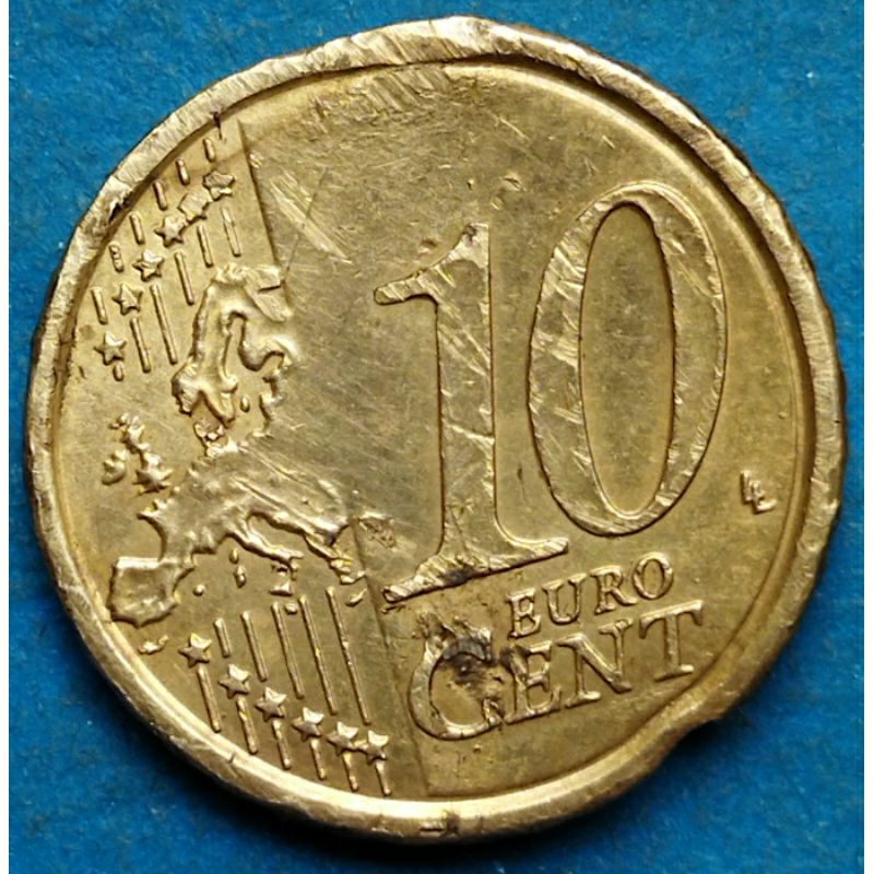 10 euro cent 2019 Italy coin error