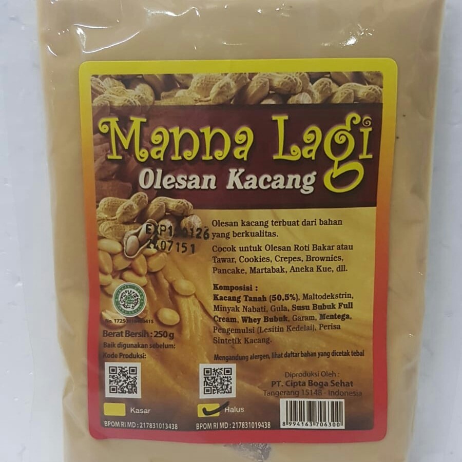 

Manna Lagi Peanut Butter 250 gr / Selai Kacang
