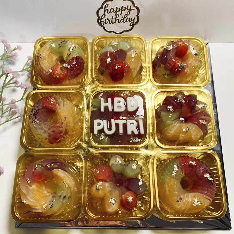 

Puding Mini Buah | Puding ulang tahun | puding buah | hampers puding bekasi & jakarta | birthday cake bekasi | kue tart bekasi