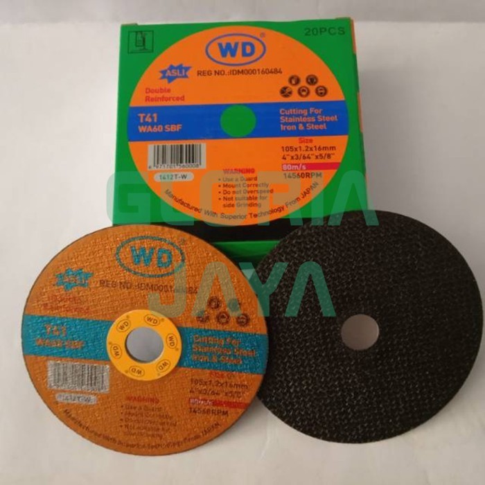 mata gerinda potong besi 4 inch (Dus)