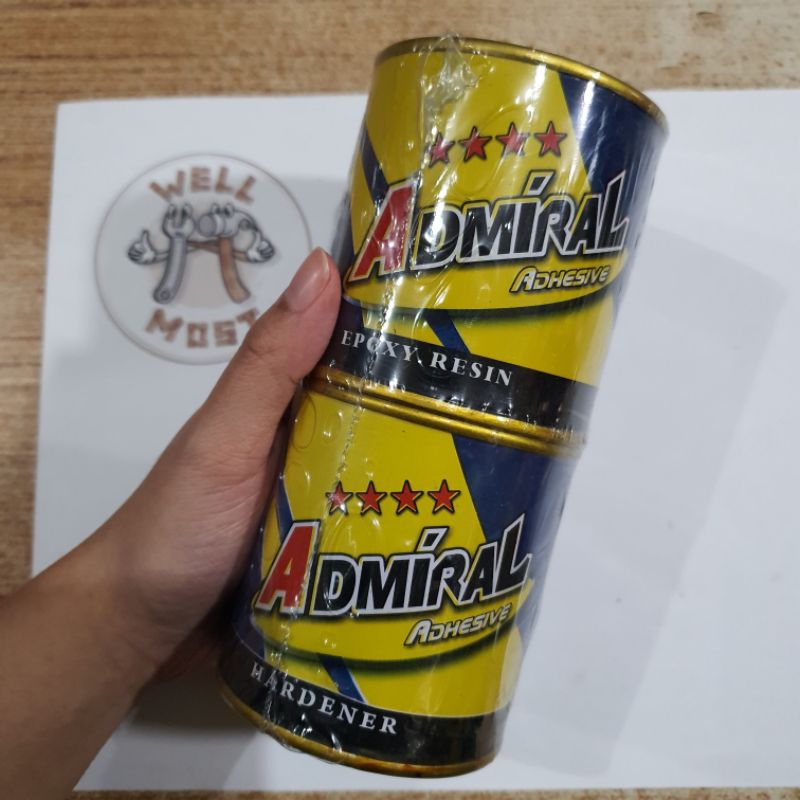 LEM EPOXY ADMIRAL KECIL 170 GR 2 KOMPONEN (RESIN & HARDENER)