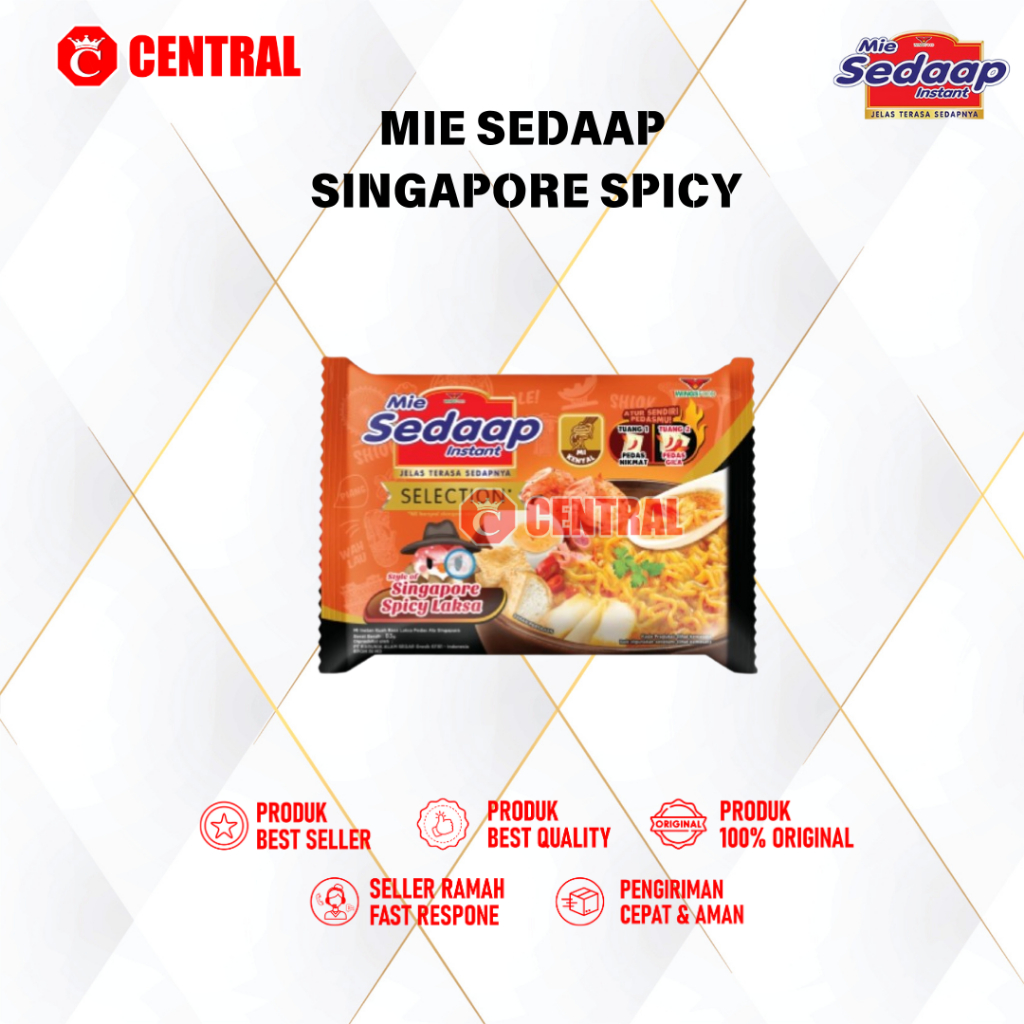 

MIE SEDAAP SELECTION SINGAPORE SPICY LAKSA