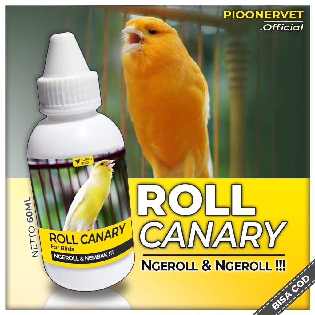 Vitamin Burung Kenari ROLL CANARY Obat Vitamin Penggacor Burung Kicau Meningkatkan Stamina Kicau Ben