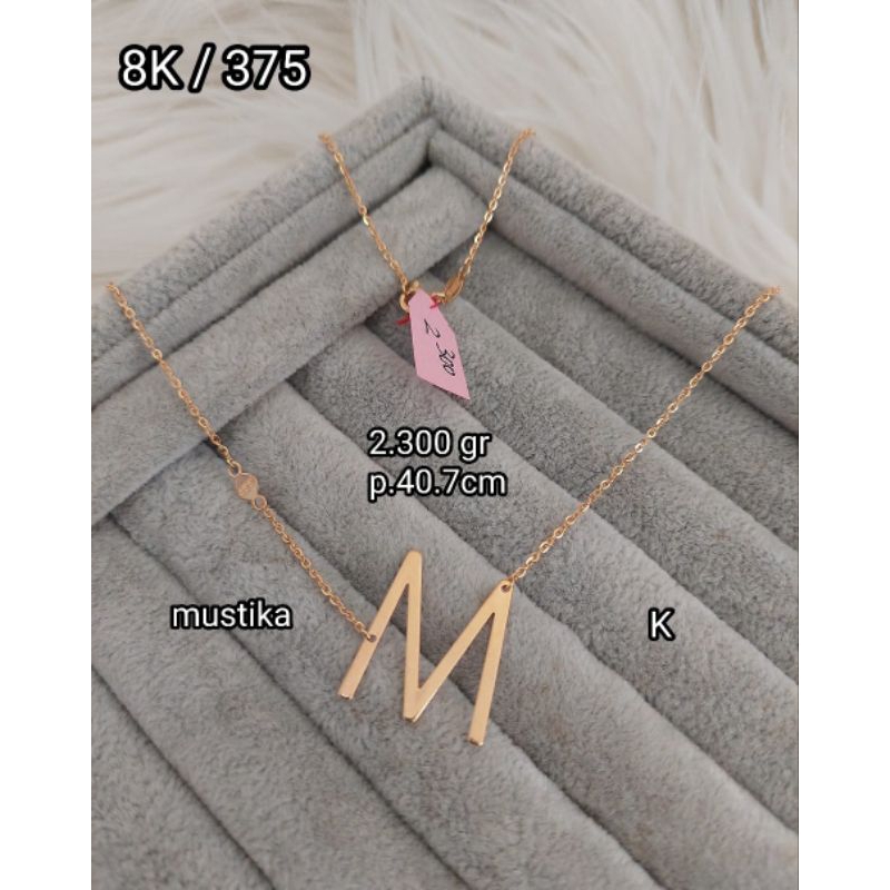 Kalung CD huruf M 8K / 375