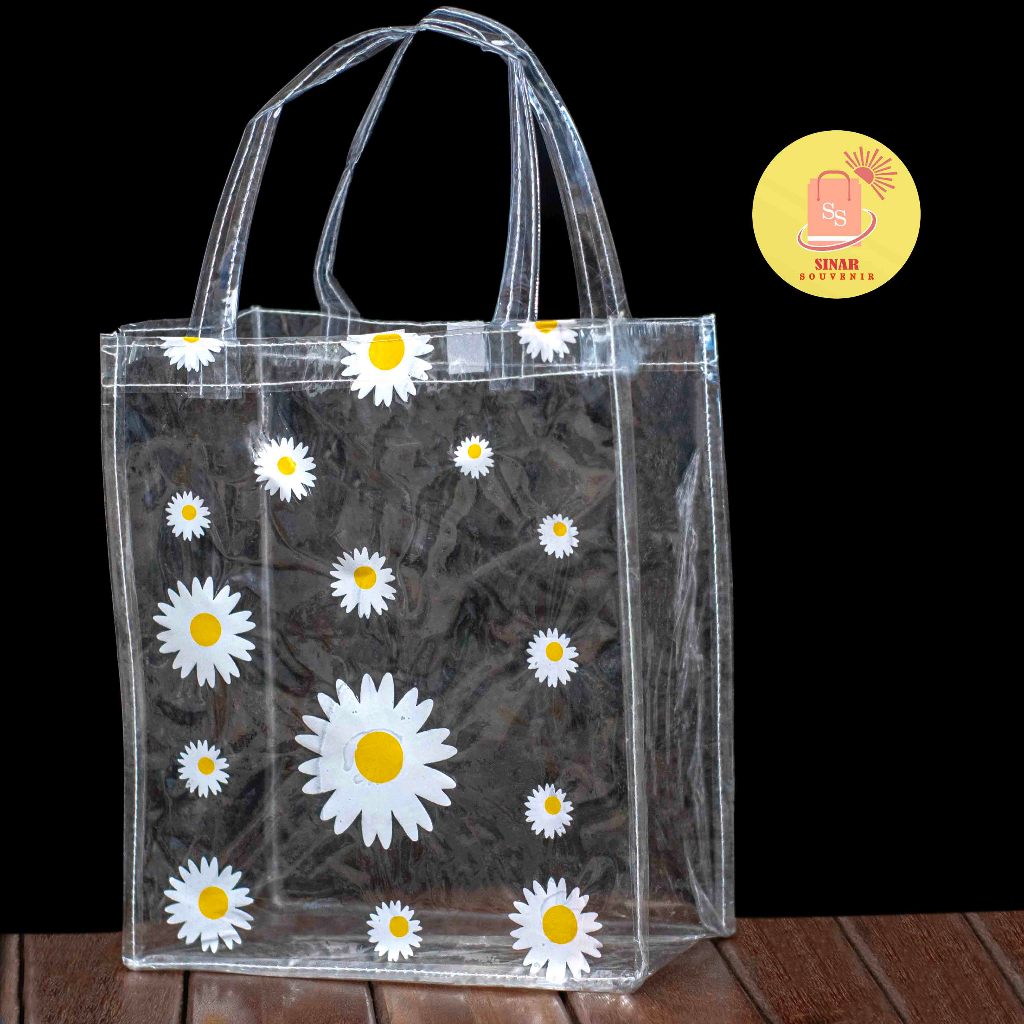

Tas Full Mika Transparan Ready Stok Motif Bunga - Siap Kirim