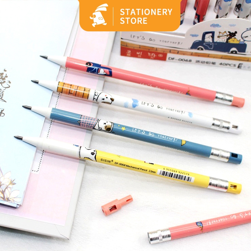 

2.0mm Pensil Mekanik / Mechanical Pencil Graphite Lead Automatic-Rabbit Stationery