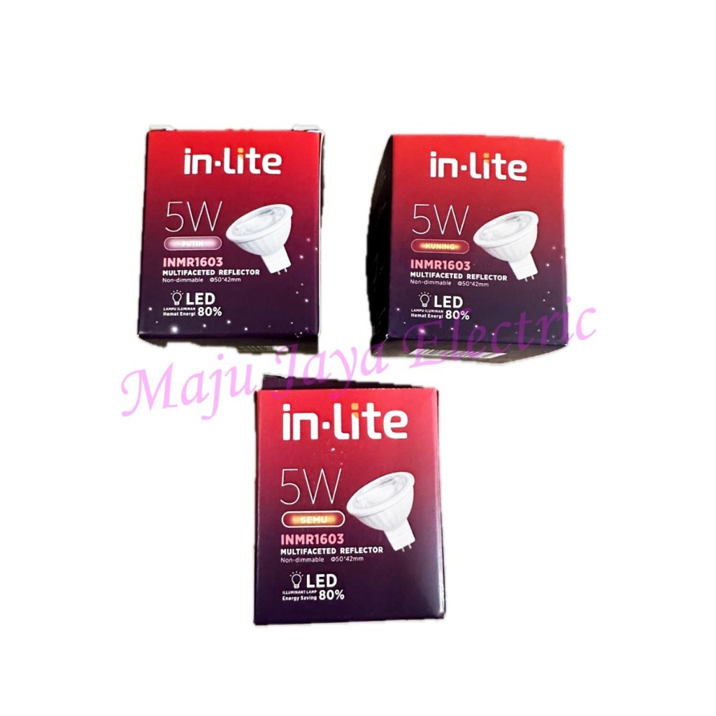 Lampu LED In-Lite MR16 5 W Watt Inlite 5W 5Watt MR 16