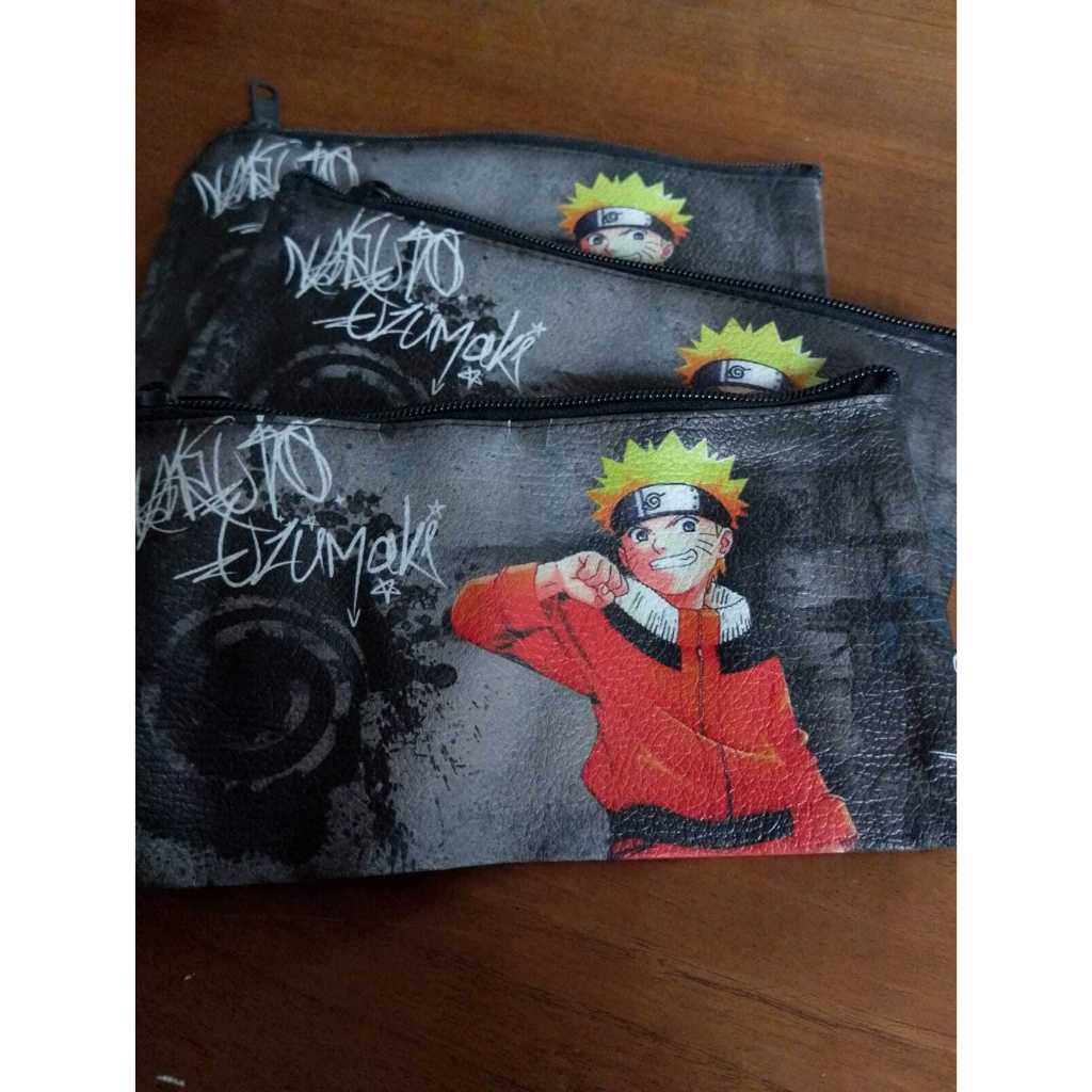 

Pencil Case pouch Naruto Tempat Pensil Pouch Dompet Kostak Wadah Tempat Pensil