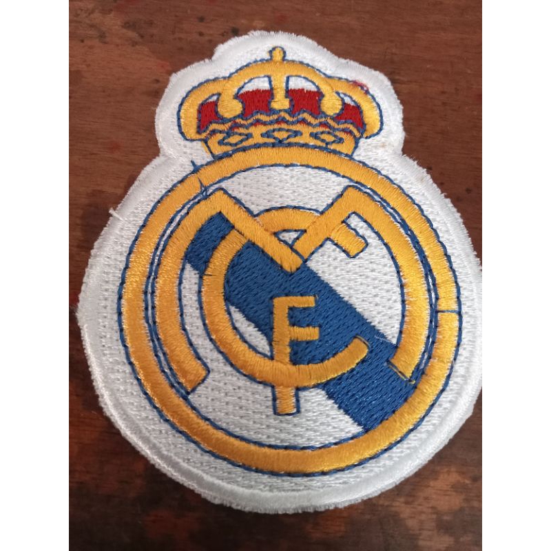 Logo club realmadrid patch bordir