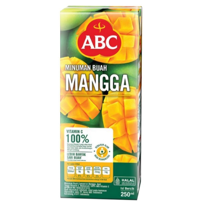 

ABC Jus mangga 250 ml