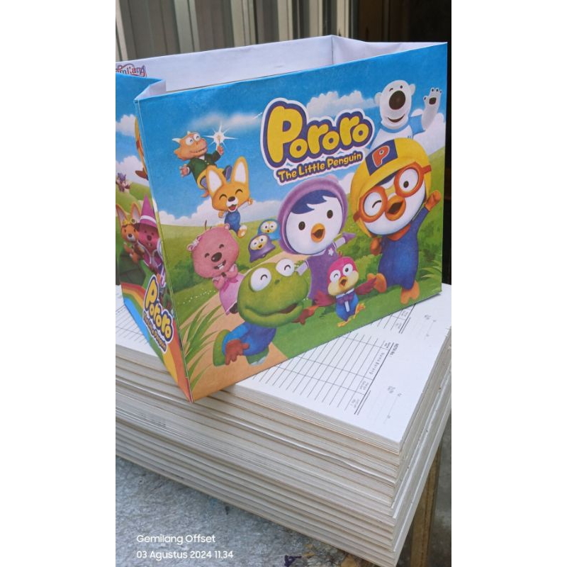 

PAPER BAG UK. BENTO/NX MOTIF KARTUN/KARAKTER