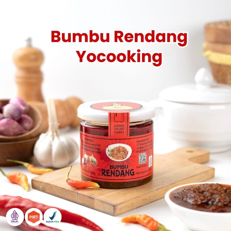 

YO COOKING bumbu rendang/ berat 200gr yocooking/rendang/bumbu instan/bumbu siap masak Bpom - Bumbu Instan - Bumbu Praktis - Mantap Medok enak nampol - Rasa enak- Bumbu viral - Bumbu dapur - Masak sat set