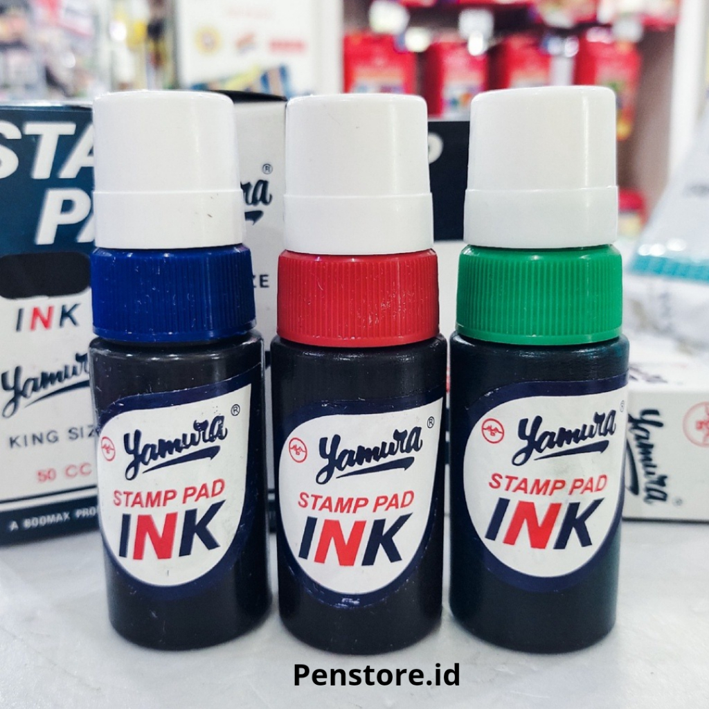 

Tinta Stempel YAMURA Stamp Pad Ink 50cc King Size - Original New