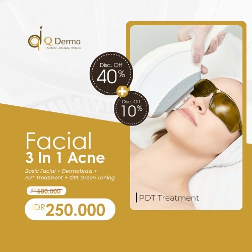 FACIAL 3IN1 ACNE - Q Derma