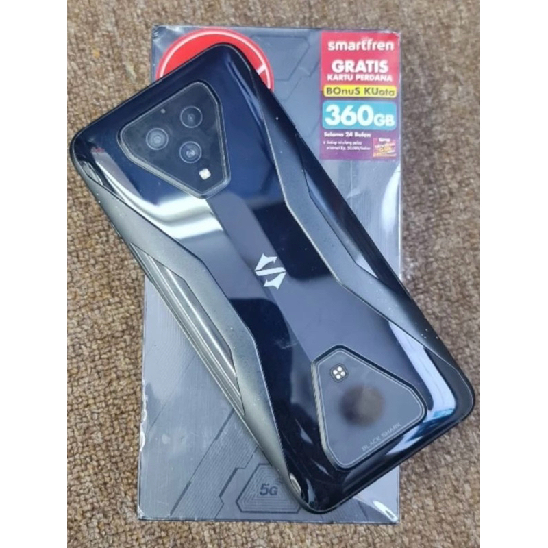 Hp Second Black Shark 3 5G 8GB/128GB Lengkap