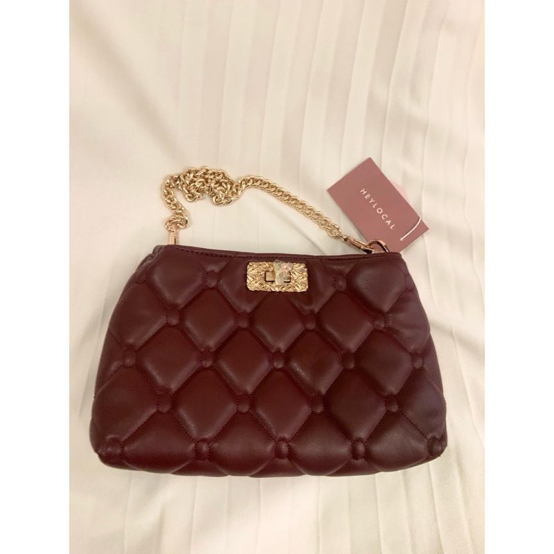 prelov heylocal ELOISE BAG MAROON HEYLOCAL