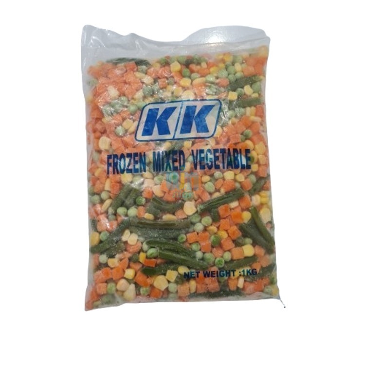 

KK Mixed Vegetable 4 Ways 1kg Corn, Carrot, Beans & Green Peas