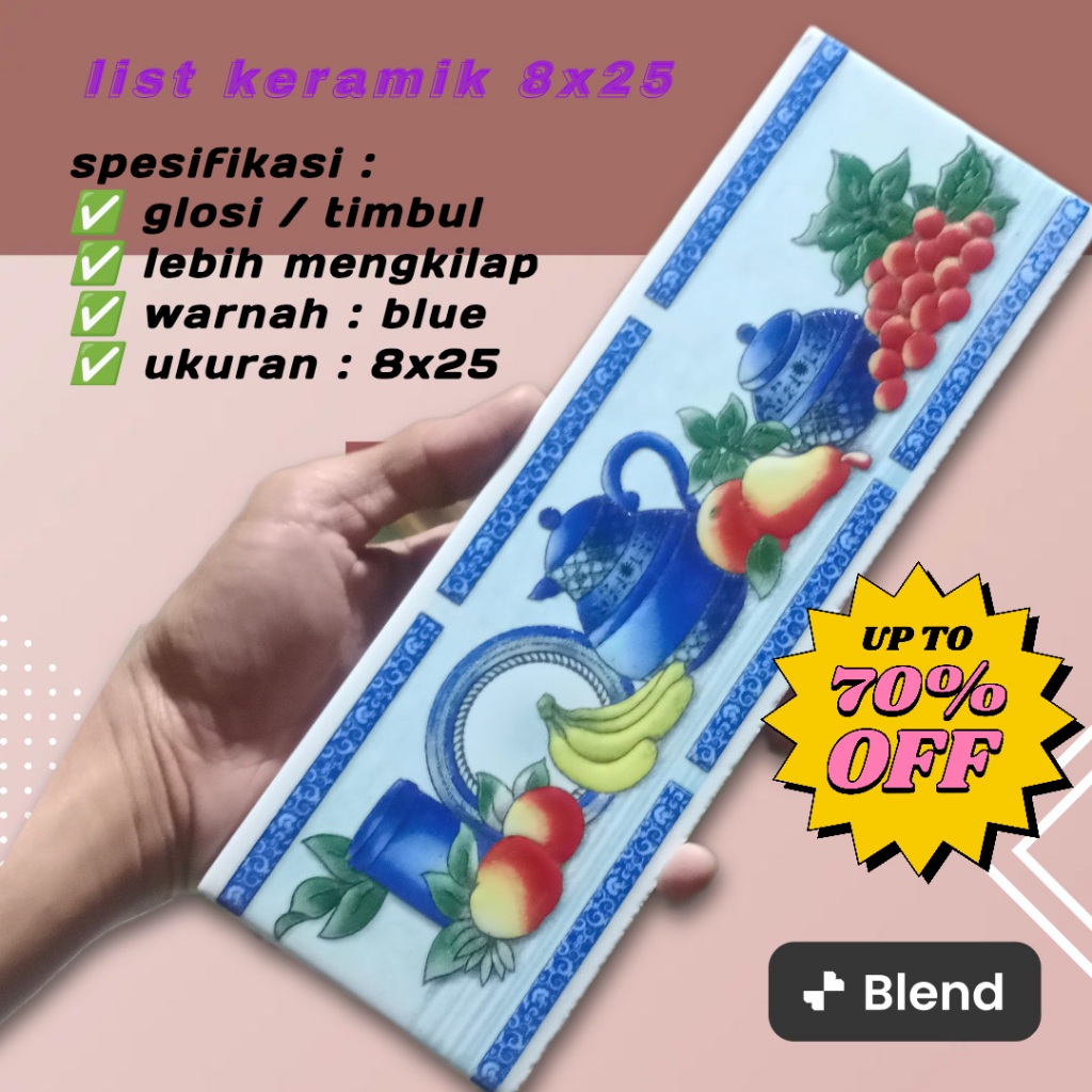 list keramik dinding dapur murah ukuran 8x25 list keramik dinding minimalis motif pocita