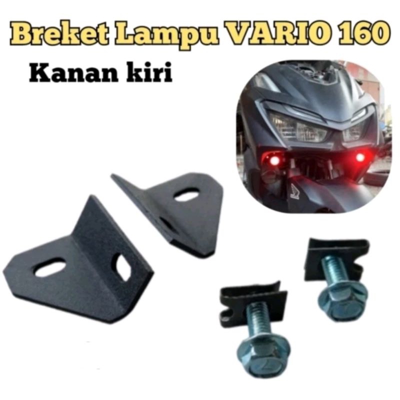 Breket Dudukan Lampu Tembak Vario160 ABS CBS