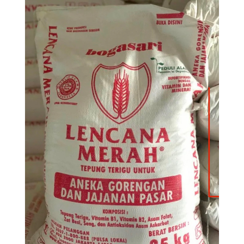 

Tepung Lencana Merah repack 1kg