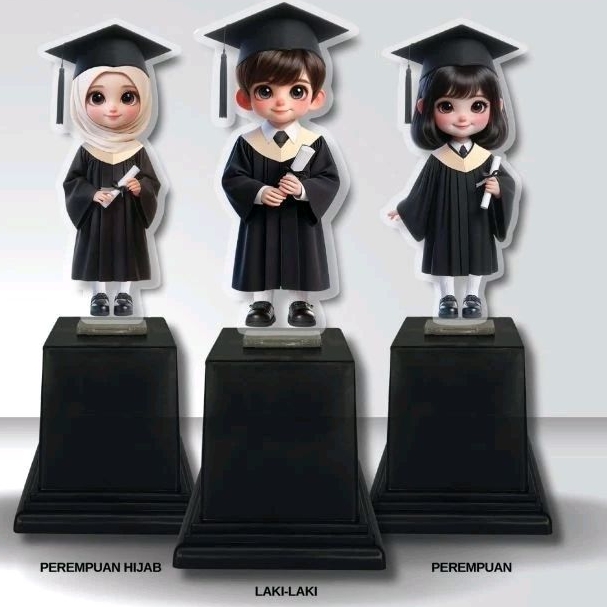 piala akrilik wisuda / plakat wisuda / piala souvenir / souvenir wisuda / piala wisuda TK SD SMP SMA