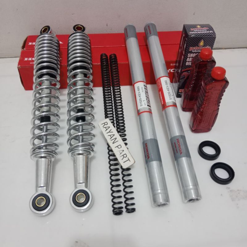 As shock depan+belakang supra X125 lama Supra X125 lama sok+per+sil+oli komplit