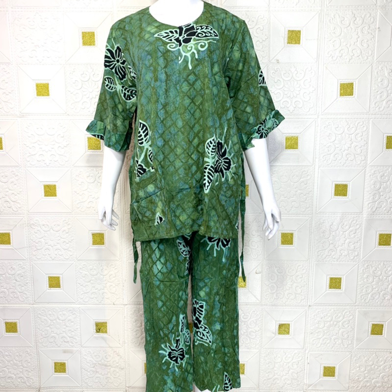 1. SETELAN CP BATIK MARINA | DASTER BATIK PEKALONGAN | BATIK CAP | BATIK TEBAL | PUTRI DIANA