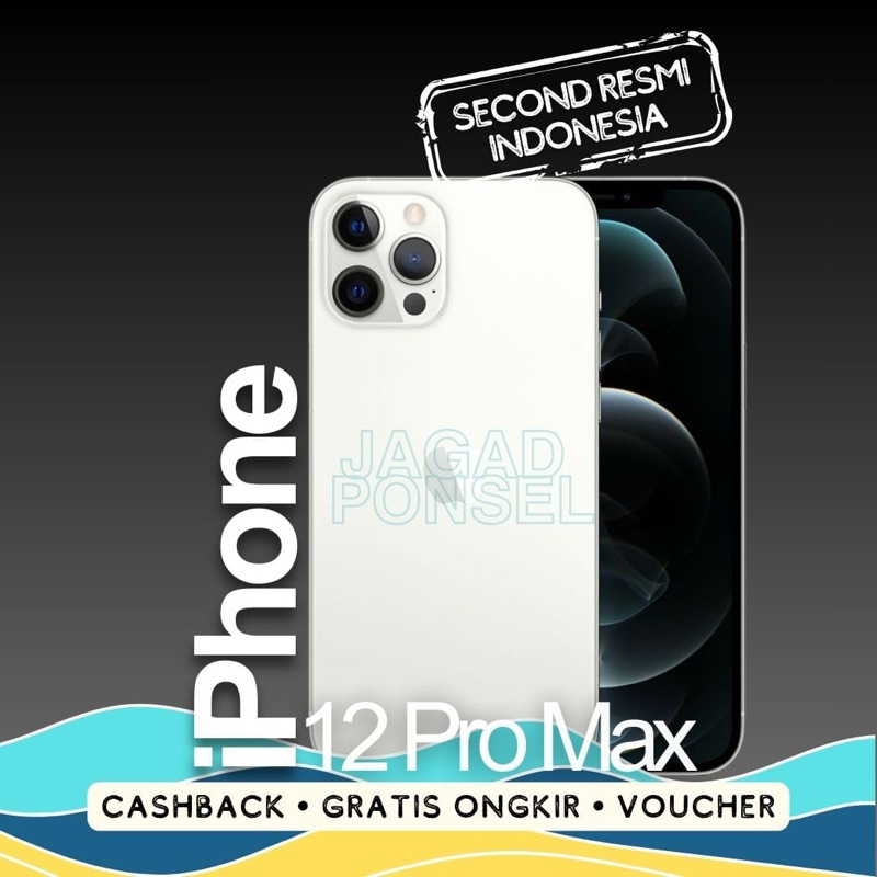 iPhone 12 Pro Max Ex iBox / RESMI SECOND FULLSET