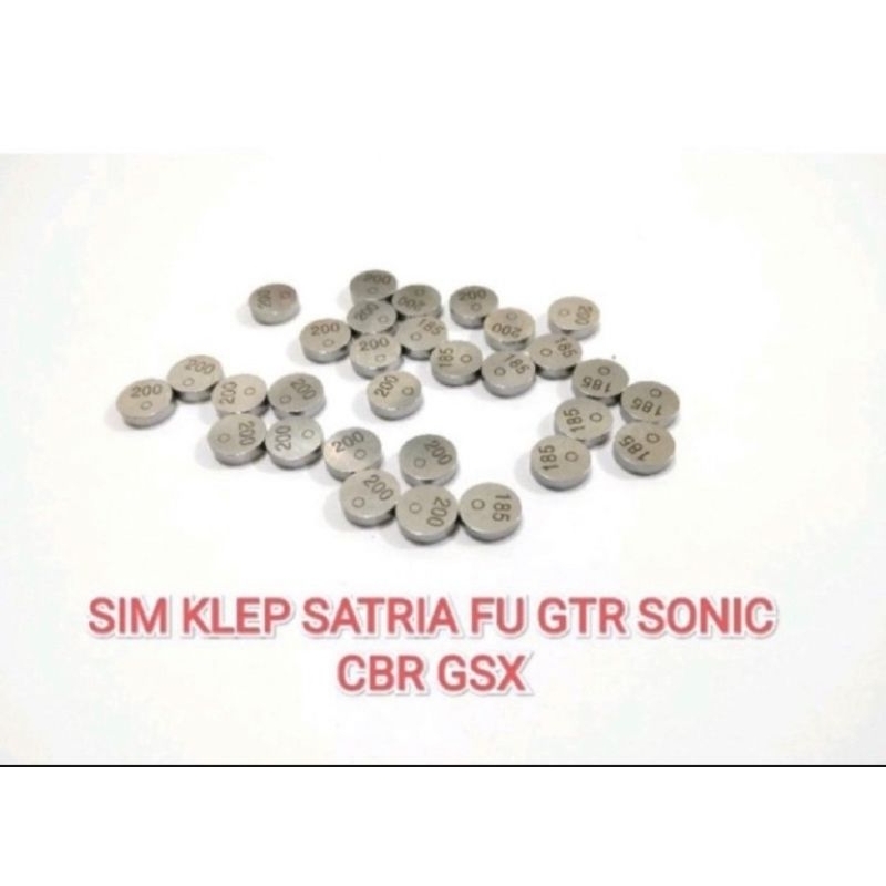 SIM KLEP UKURAN 185 200 HARGA 1PCS ORIGINAL SATRIA FU SUPRA GTR SONIC CBR GSX