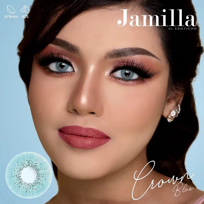 SOFTLENS JAMILLA BY EXOTICON (NORMAL) JAMILLA TREASURE BROWN JAMILLA SNOW LIGHT GRAY JAMILLA CROWN B