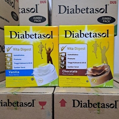 

Susu Diabetasol 950GR - Susu Rendah Gula Untuk Penderita Diabetes