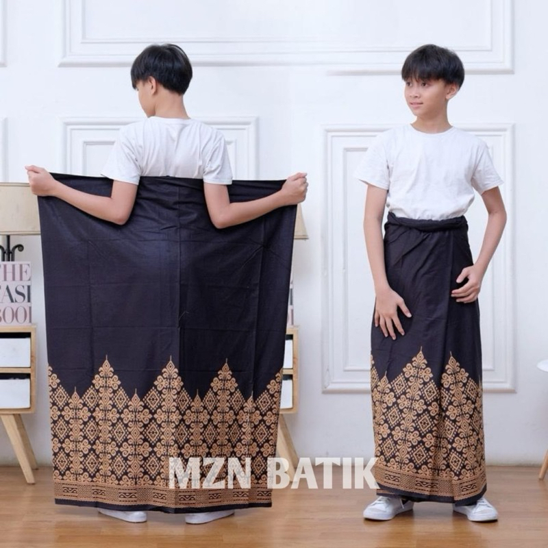 Sarung Batik Anak Laki Laki SD SMP Motif Pagar Alam Terbaru Sarung Santri Sarung Sholat Sarung Batik