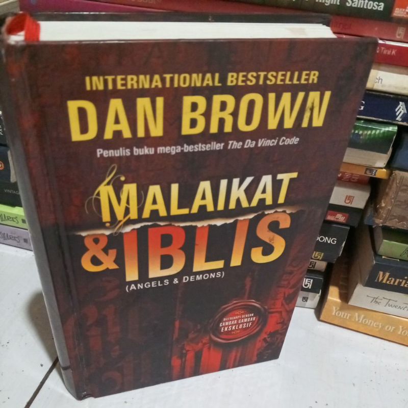 novel dan brown malaikat dan iblis... hardcover..