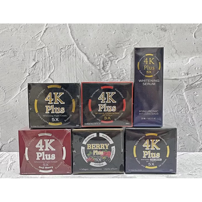 4K whitening cream 5x/4k gojiberry/4k berry plus/4k day cream/4k night cream