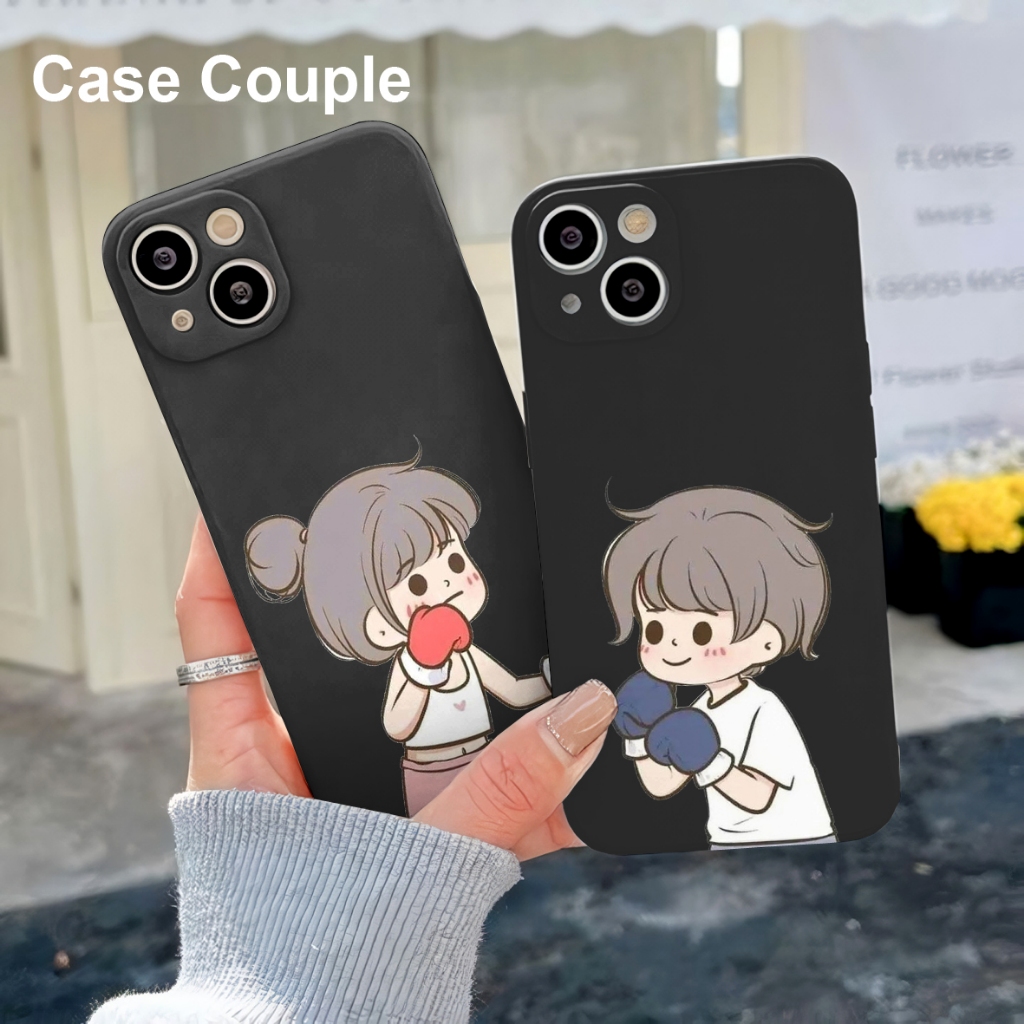 CASE COUPLE UNTUK TYPE HANDPHONE OPPO / VIVO / SAMSUNG /REDMI / INFINIX /REALME / IPH / POCO /SILIKO