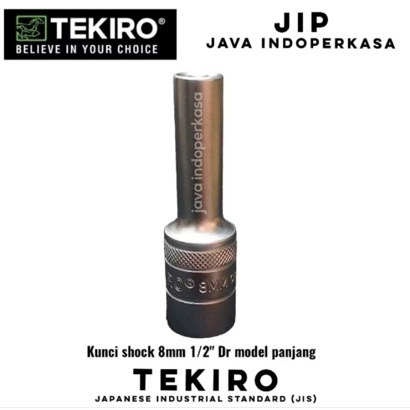 TEKIRO DEEP WALL 8 MM MATA KUNCI SHOCK PANJANG