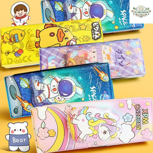 

Kotak Pensil Anak Sekolah Lucu Dengan Rautan Pensil Kotak Pensil Pola Kartun【Desain Unik & Praktis】