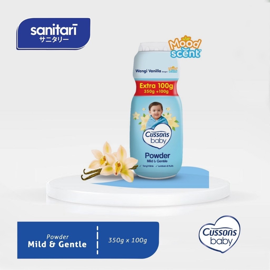 Cussons Baby Powder 350gr Bedak Bayi Cussons Bedak Bayi