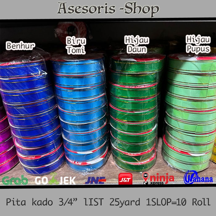 

Pita Kado Polos List | Pita Kado Polos List | Pita Kado Polos 3/4" = 25 yards 1 SLOP = 10 Roll