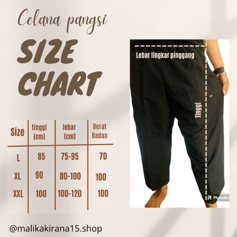 Celana pangsi murah, celana komprang, celana sirwal, celana cingkrang, celana cargo, celana silat, c