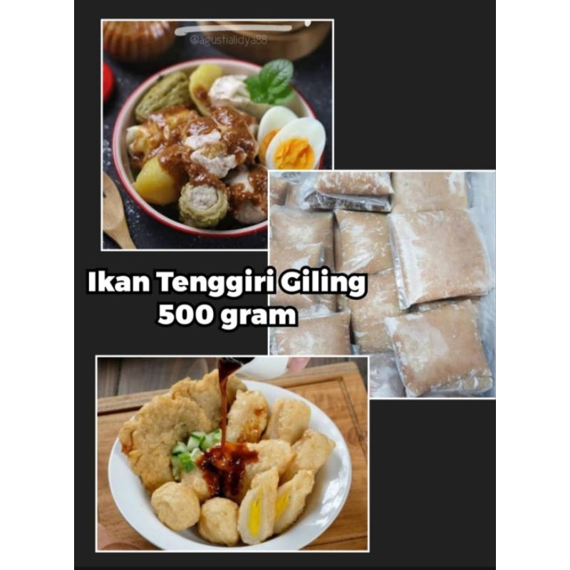 

Tengiri giling 500gr untuk adonan pempek