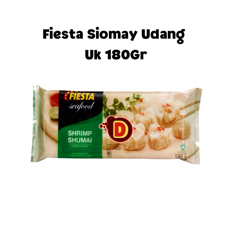 

Fiesta Shrimp Shumai 180gr / Siomay udang | suki | dimsum | siomai udang | Steamboat