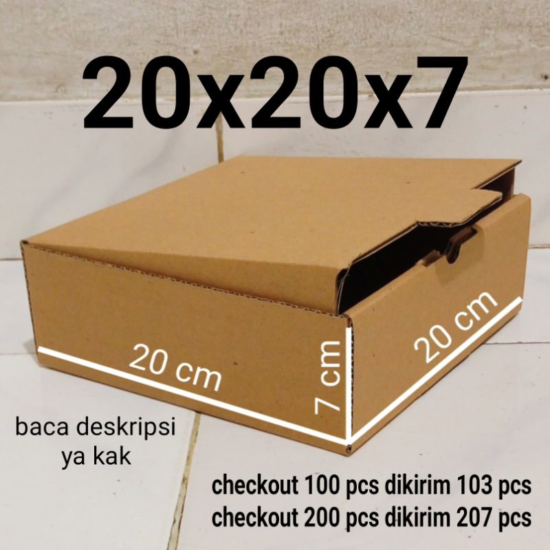

Kardus Packing Karton Box Pizza Ukuran 20x20x7