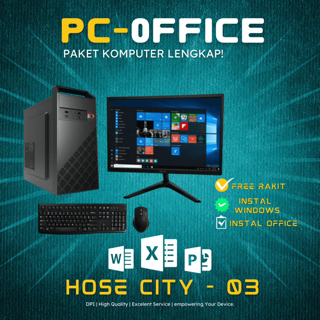 CPU /PC /Komputer Rakitan Murah Core i5 BARU GARANSI 12 BULAN