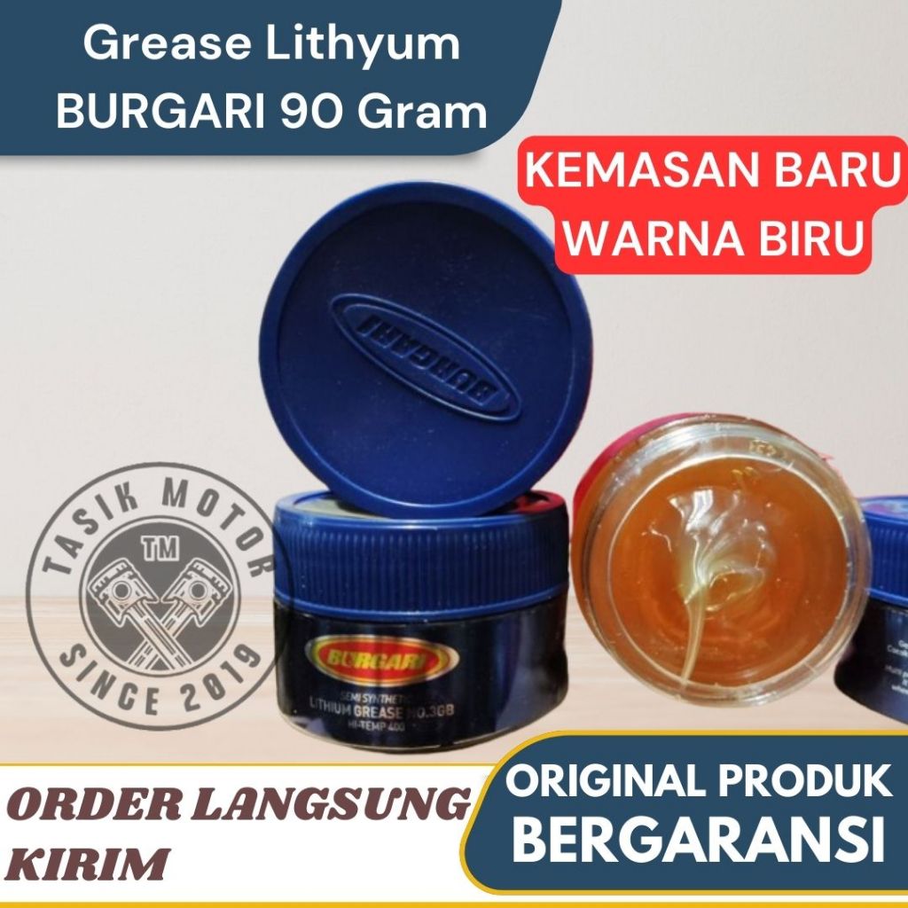 STEMPET Gemuk Burgari 90 gram Grease Kemasan Biru