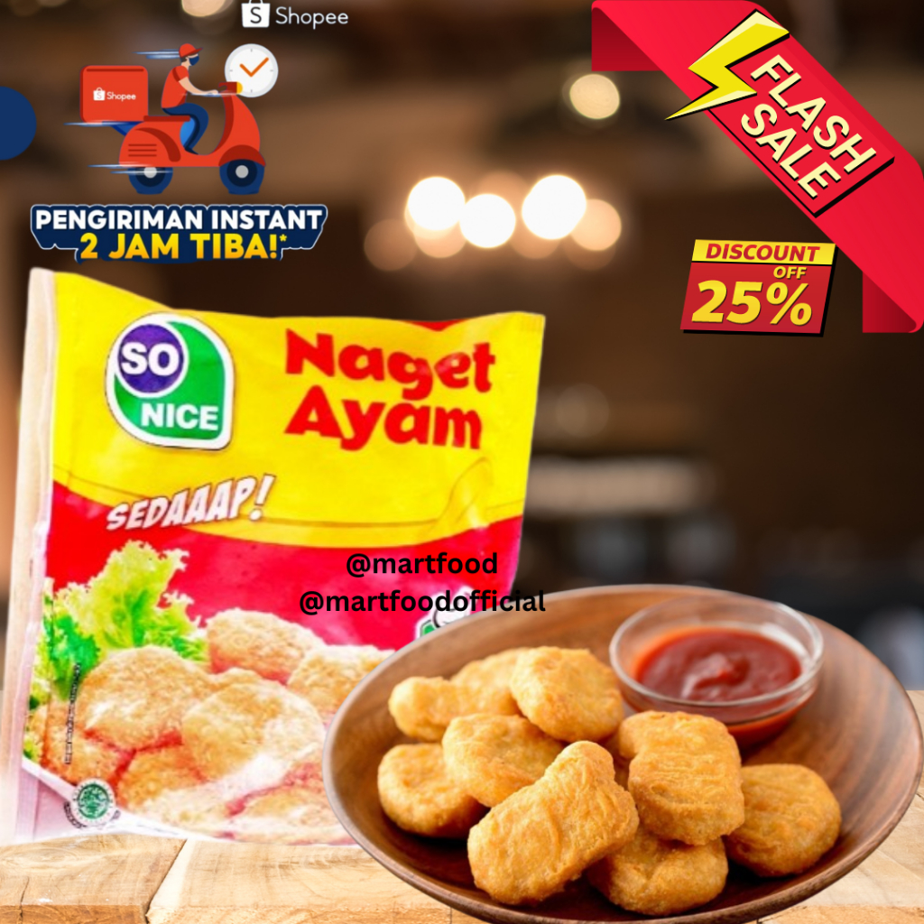 

So Nice Nugget Ayam 500 gr halal