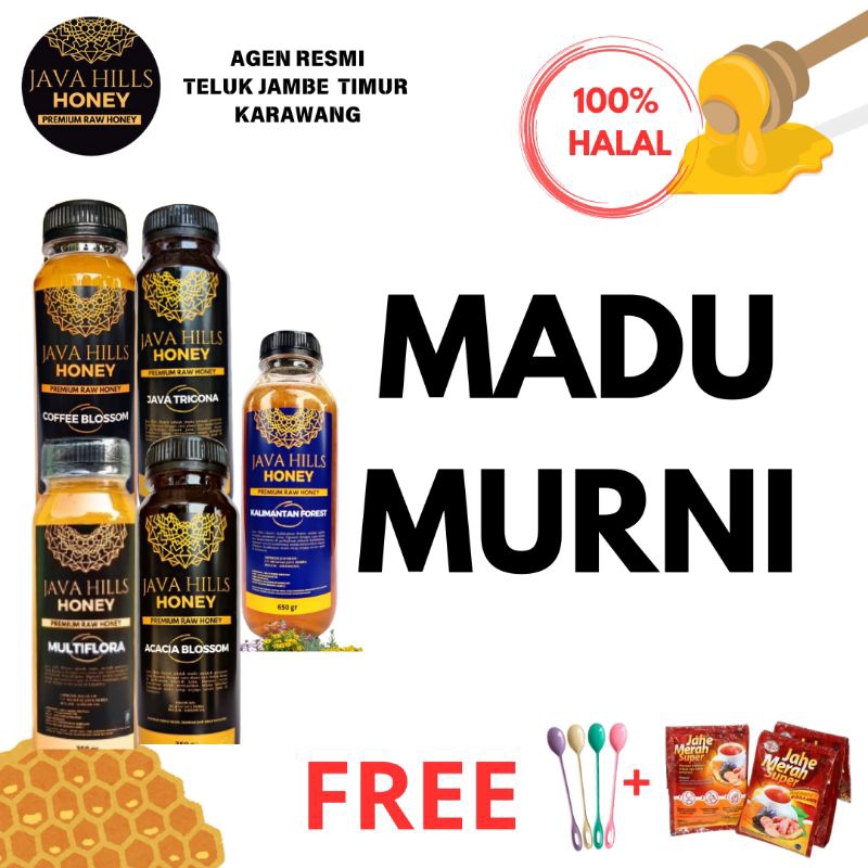 

MADU MURNI JAVA HILLS HONEY | MADU MENTAH RAW HONEY PREMIUM MULTIFLORA |MADU COFFE BLOSSOM |MADU KALIMANTAN |MADU AKASIA | MADU LANCENG |MADU JAVA TRIGONA MUMTAZ JAVAHILLS 320gr madu klanceng