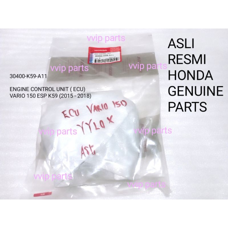 30400-K59-A11 ENGINE CONTROL UNIT ( ECU ) CDI VARIO 150 ESP K59 (2015  2016 2017 2018) ASLI RESMI HO